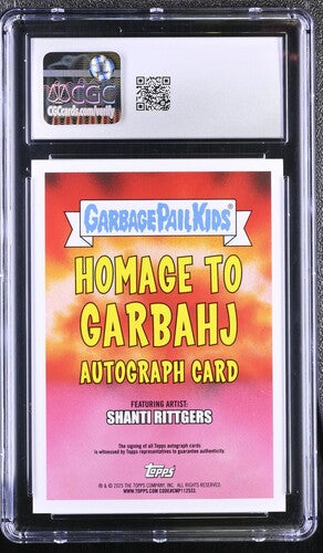 Garbage Pail Kids: Adam Bomb #GARBA-27 Autograph
