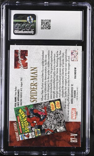 Marvel Masterpieces '92 Platinum: Spider-Man Variant Covers Rainbow