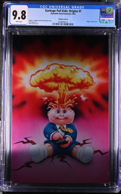 Garbage Pail Kids: Origins #1 Virgin Metal Cover POP 10