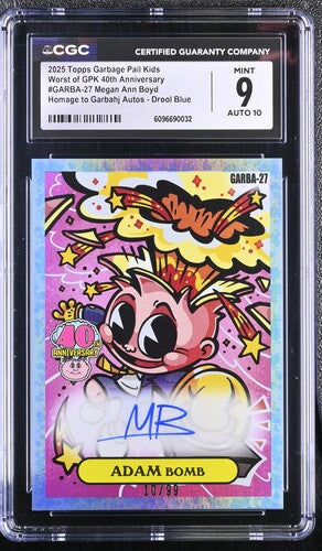 Garbage Pail Kids: Adam Bomb #GARB-27 Drool Blue 10/99