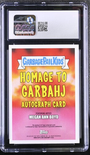 Garbage Pail Kids: Adam Bomb #GARB-27 Drool Blue 10/99