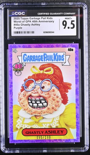 Garbage Pail Kids: Ghastly Ashley #40a Purple 095/199