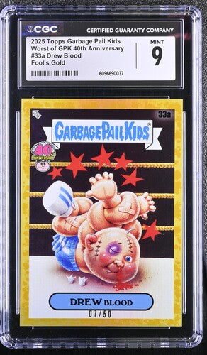 Garbage Pail Kids: Drew Blood #33a Fool's Gold 07/50