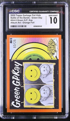 Garbage Pail Kids: Battle of the Bands-Green Day Orange Foil 03/25