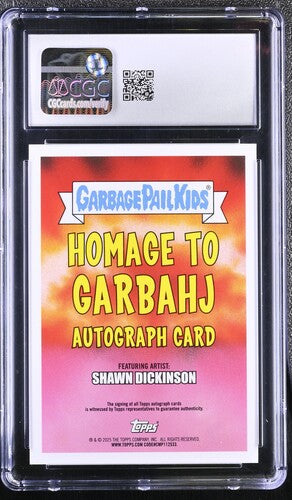Garbage pail Kids: Adam Bomb #GARBA-39 Autographs