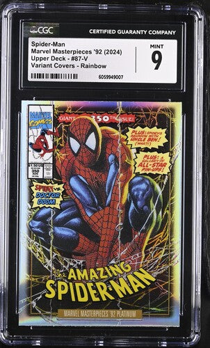 Marvel Masterpieces '92 Platinum: Spider-Man Variant Covers Rainbow