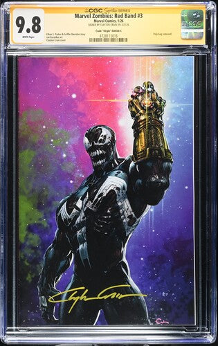 Marvel Zombies: Red Band #3 Megacon 2026 Variant CGC 9.8 Signed by Clayton Crain